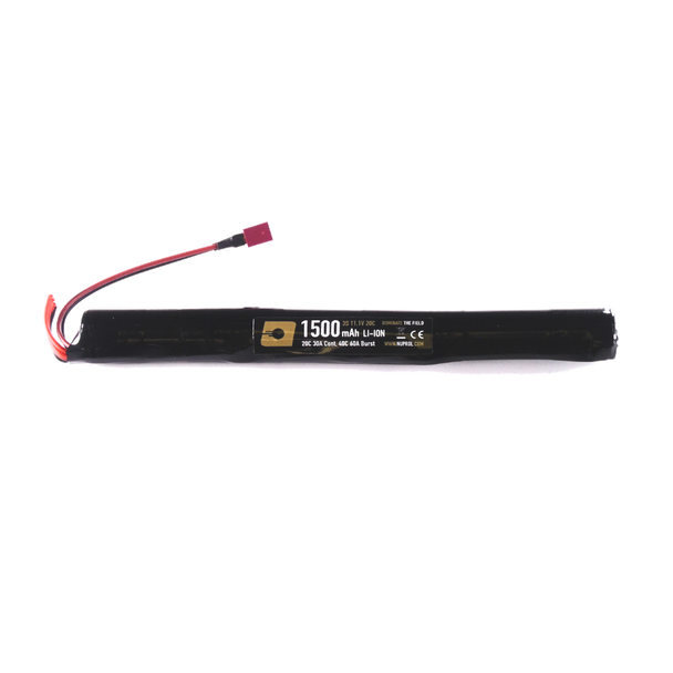 Nuprol Airsoft Battery 1500mAh 11.1V Li-Ion 20C Stick with Deans (8157)