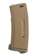 Nuprol Bullet windowed Mid Cap 150 Rounds Airsoft Rifle Magazine in Desert Tan