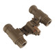 Nuprol Tactical Dummy Helmet Mounted AN/PVS31 Night Vision Goggles in Desert Tan