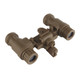 Nuprol Tactical Dummy Helmet Mounted AN/PVS31 Night Vision Goggles in Desert Tan