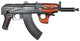 LCT Airsoft LCKMSU AK47 AEG Airsoft Rifle with Folding Stock in Wood Finish