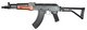 LCT Airsoft G-04 NV Replica AK AEG Rifle with Foldable Stock in Real Wood