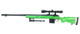 Well MB4405 Custom VSR10 Airsoft Sniper Rifle with Fully Adjustable Stock in Two-Tone Green