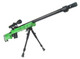 Well MB4405 Custom VSR10 Airsoft Sniper Rifle with Fully Adjustable Stock in Two-Tone Green