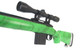 Well MB4405 Custom VSR10 Airsoft Sniper Rifle with Fully Adjustable Stock in Two-Tone Green