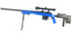 Well MB4413 Elite Airsoft Sniper Rifle with Fully Adjustable stock in Two-Tone Blue