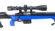 Well MB4413 Elite Airsoft Sniper Rifle with Fully Adjustable stock in Two-Tone Blue