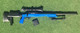 Well MB4413 Elite Airsoft Sniper Rifle with Fully Adjustable stock in Two-Tone Blue