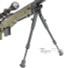 WELL MB4403 Spring-Powered Airsoft Sniper Rifle with Folding Stock in Army Green