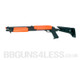 Double Eagle M56C Pump Action Tri-Shot Airsoft Shotgun in Orange