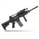 Angled side profile of the Classic Army Armalite M15A4 R.I.S Airsoft Rifle against a plain white background.