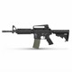 Side profile view of the Classic Army Armalite M15A4 R.I.S Airsoft Rifle featuring a standard handguard and carry handle.