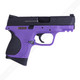 WE Little Bird 3.8 M&P GBB Airsoft Pistol in Purple (2x Mag Version)