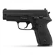 Side profile view of the WE Tech F229 Tactical F Series GBB Pistol in Black on a white background.