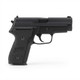 Opposite side view of the WE Tech F229 Tactical F Series GBB Pistol in Black featuring SEAL TEAM SIX grip detailing.