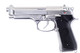 WE Tech M92 GEN 2 Gas Blowback Airsoft Pistol in Chrome/Silver