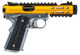 WE Tech GALAXY 1911 Series GBB Pistol in Silver & Gold