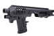 CAA Airsoft MICRO RONI G5 Pistol-Carbine Conversion for P320 M17 & M18 in Tactical Black