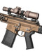 Ares AR-308L Deluxe Version Airsoft AEG Rifle DMR Set including Hard Case in Bronze