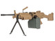 A&K M249 MKII Airsoft Rifle in Desert Tan