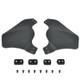 nHelmet Airsoft Helmet Rail Mounted Side Protector Covers in Black