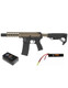 Saigo Defence KENJI Zero Fighter AEG Rifle Short Version in Black & Tan Saigo Defence KENJI Zero Fighter AEG Rifle Short Version in Black & Tan