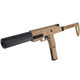 VORSK VMP-1X SMG Gas Blowback Airsoft Sub Machine Gun in Desert Tan VORSK VMP-1X SMG Gas Blowback Airsoft Sub Machine Gun in Desert Tan
