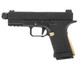 SAI Utility BLU Compact RMR-Cut Slide Gas Blowback Airsoft Pistol in Black