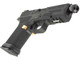 EMG / Salient Arms BLU Compact Gas Blowback Airsoft Pistol with Gold Trim in Black