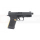 EMG / Salient Arms BLU Compact Gas Blowback Airsoft Pistol with Gold Trim in Black
