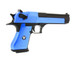 HFC HG195 D-Eagle Hardkick Version .50 Full Metal Gas Blowback Airsoft Pistol in Blue