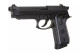 KWC PT92 Replica CO2 Gas Blowback Airsoft Pistol in Black
