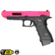 Army Armament - R34-Z Custom CNC Aluminum Slide Gas Blowback Airsoft Pistol in Red