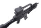 JG Works G36 KV Tactical Style Airsoft Rifle with Bipod in Black (upper view)