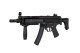 JG Works JG801 SWAT MP5 CQB Airsoft Submachine Gun with Extendable Stock in Black