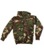 Kombat UK - Kids Hoodie with Full Zip in Disruptive Pattern Material Camouflage