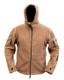 Kombat UK - Recon Tactical Fleece Hoodie with Multiple Pockets in Desert Tan