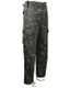 Kombat UK - Men's Cargo Military Trousers with Multiple Pockets in Black Camouflage