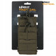 Kombat UK - Single Duo Magazine Pouch with Molle Fixings in Olive Green