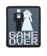 Kombat UK - Game Over PVC Tactical Patch with Velcro Back