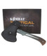 Kombat UK - Triple Throwing Axe Set with with Paracord Handle in Black