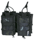 Kombat UK - Delta Double Fast Magazine Pouch in Black Camouflage