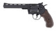 Hwasan 1312 Co2 Powered Metal Airsoft Revolver 6" in Black with Brown Grip