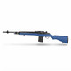 AGM MP008A - M14 AEG Airsoft Rifle AEG in Blue, full left-side profile on a white background
