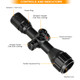 Skirmish Tactical - 3-9X32 AOCE Compact Airsoft Rifle Scope Half Mil Dot Illuminated in Black