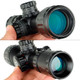 Skirmish Tactical - 3-9X32 AOCE Compact Airsoft Rifle Scope Half Mil Dot Illuminated in Black