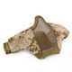 Skirmish Tactical - Lower Face Shield V5 Airsoft Half-Face Mask in Digital Desert