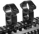 Skirmish Tactical - 1" High Profile Weaver Mounts  in Black (for 20mm Rail)
