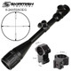 Skirmish Tactical 6-24X50 AOEG Hunting Rifle Scope with Scope Rings Illuminated in Black