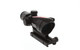 Skirmish Tactical - 4x32 Prism Rifle Scope Fibre Optic Illuminated BDC Reticle Diopter Adjustment in Black